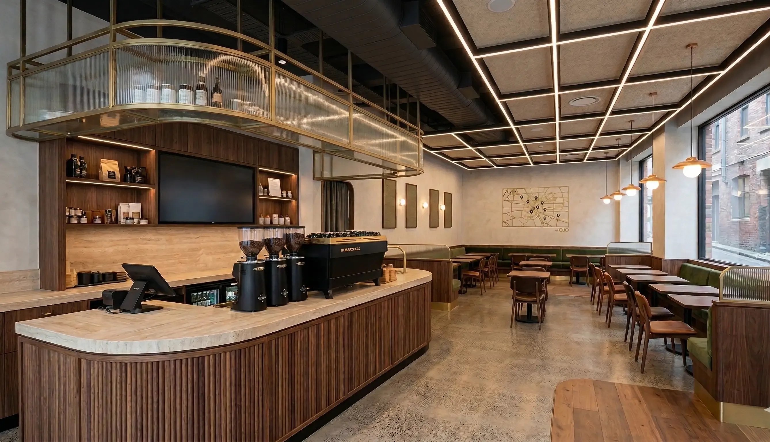 Cafe Turnkey Fitout Solution - Completed