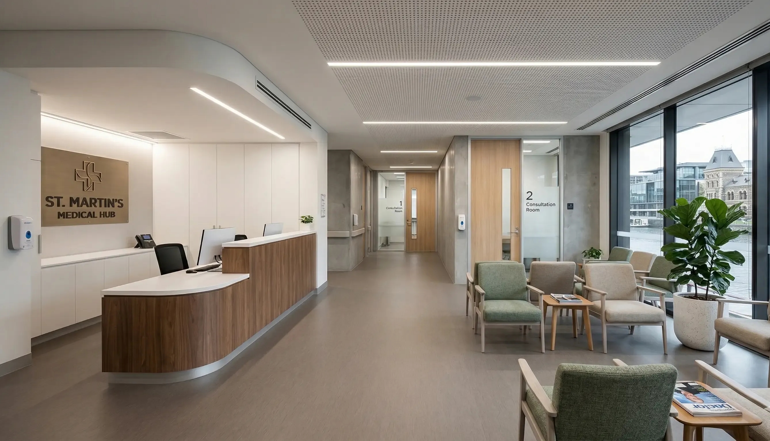 Medical Clinic Turnkey Fitout Solution - Completed