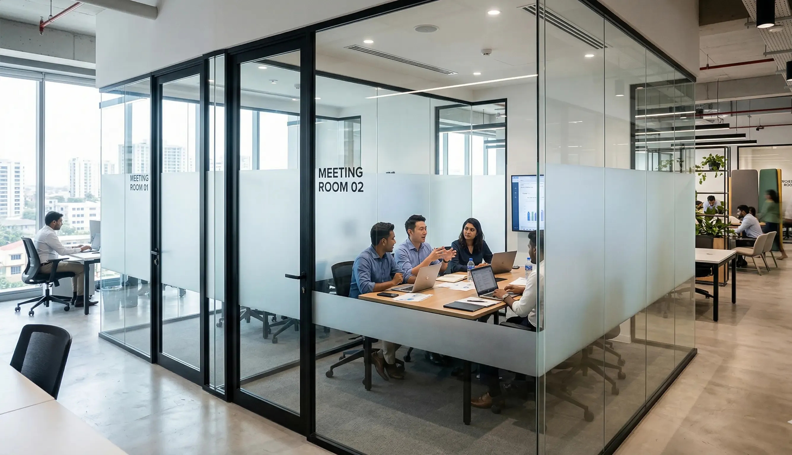 Glass Partitions & Private Offices