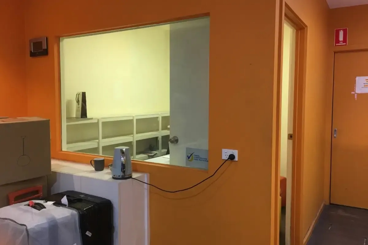 Travel Agency & Cafe Melbourne - Before